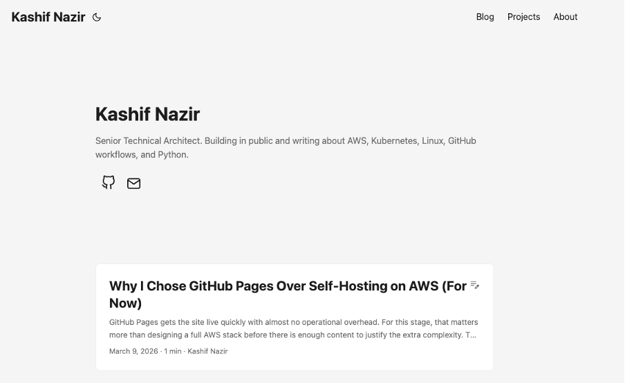 Early light template from first pass